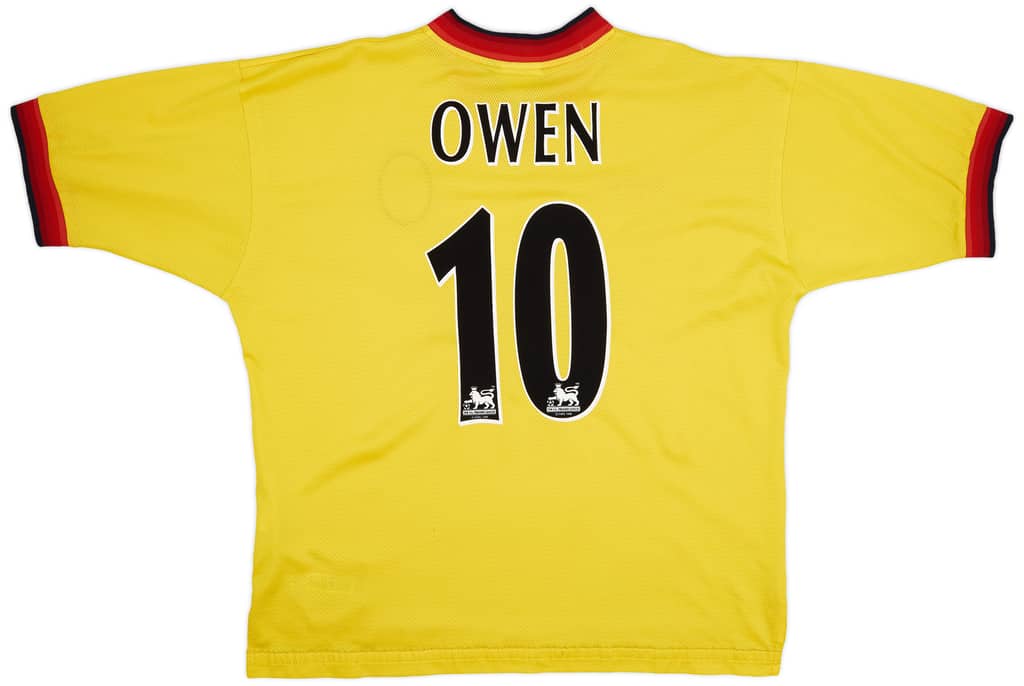1997-99 Liverpool Away Shirt Owen #10 - 6/10 - (XL)