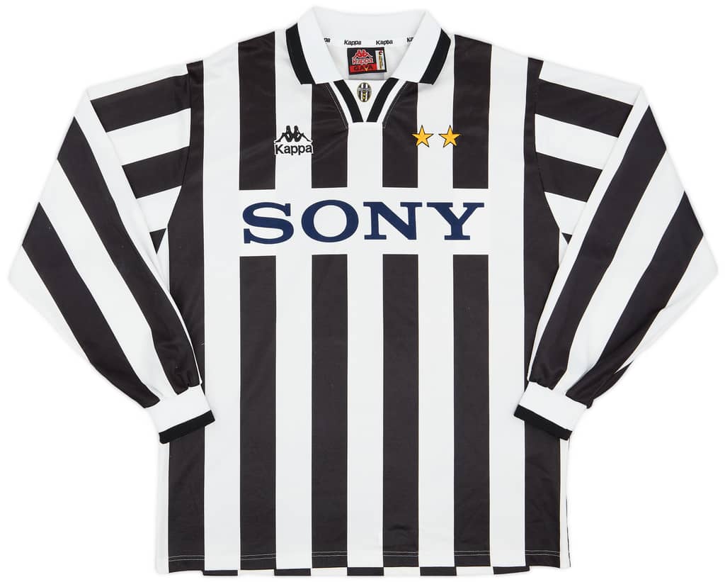 1995-97 Juventus Home L/S Shirt - 8/10 - (L)