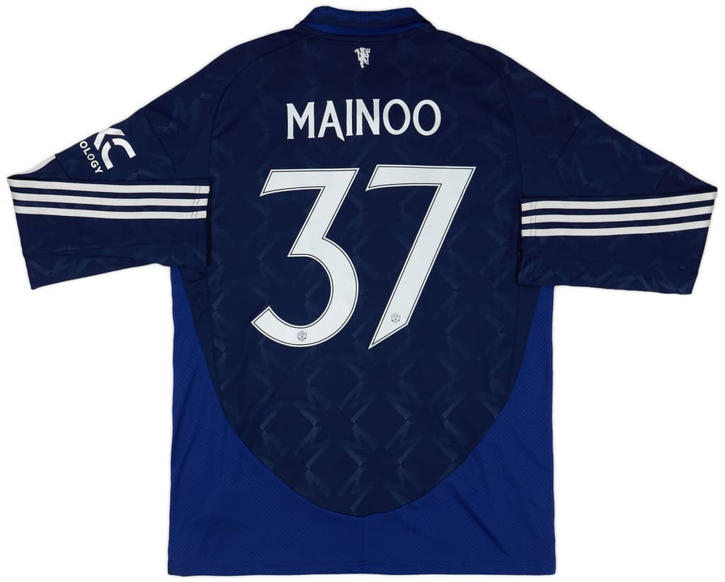 2024-25 Manchester United Away L/S Shirt Mainoo #37