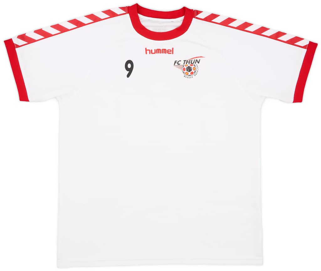 2005-06 FC Thun Hummel Player Issue Away/Training Shirt #9 - 7/10 - (XL)
