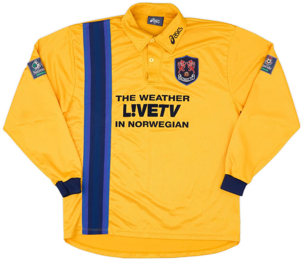 1998-99 Millwall Match Issue Away L/S Shirt #7