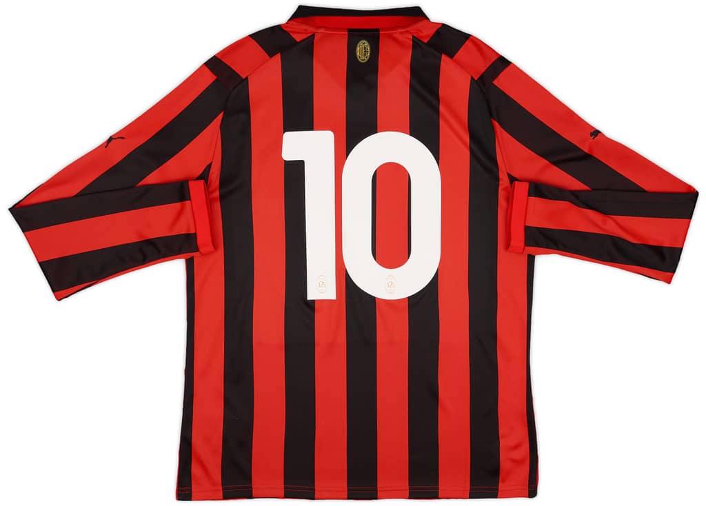 2024-25 AC Milan 125th Anniversary Authentic L/S Shirt #10 (Rafa Leao)