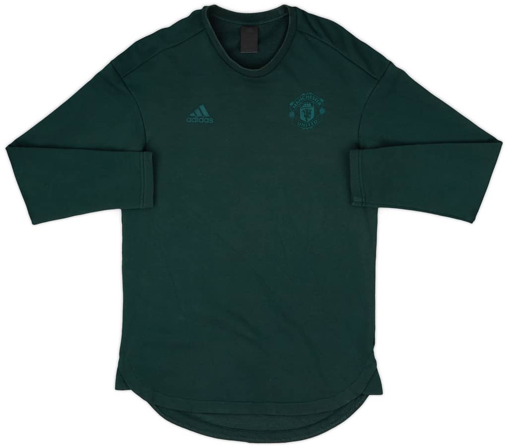 2017-18 Manchester United adidas Sweat Top - 9/10 - (M)