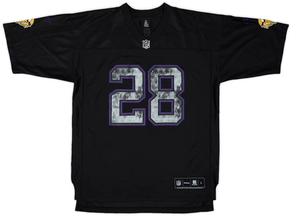 2010 Minnesota Vikings Peterson #28 Reebok Fashion Jersey - 6/10 - (L)