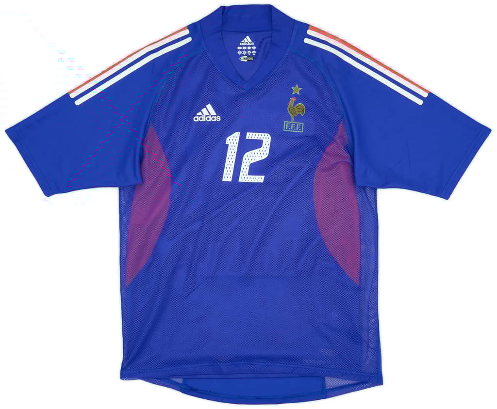 2002-04 France Player Issue Home Shirt Henry #12 - 6/10 - (M)