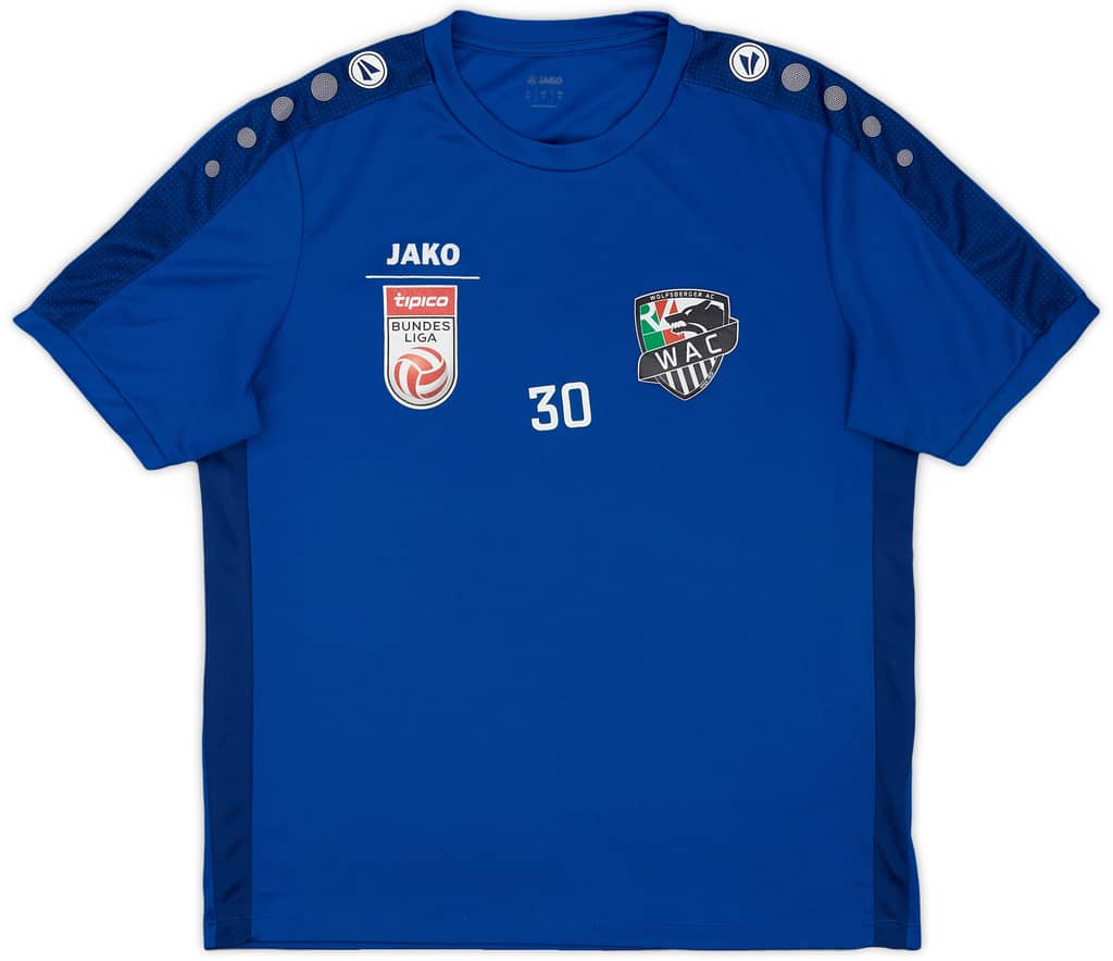2018-19 Wolfsberger AC Jako Player Issue Training Shirt #30 - 8/10 - (M)