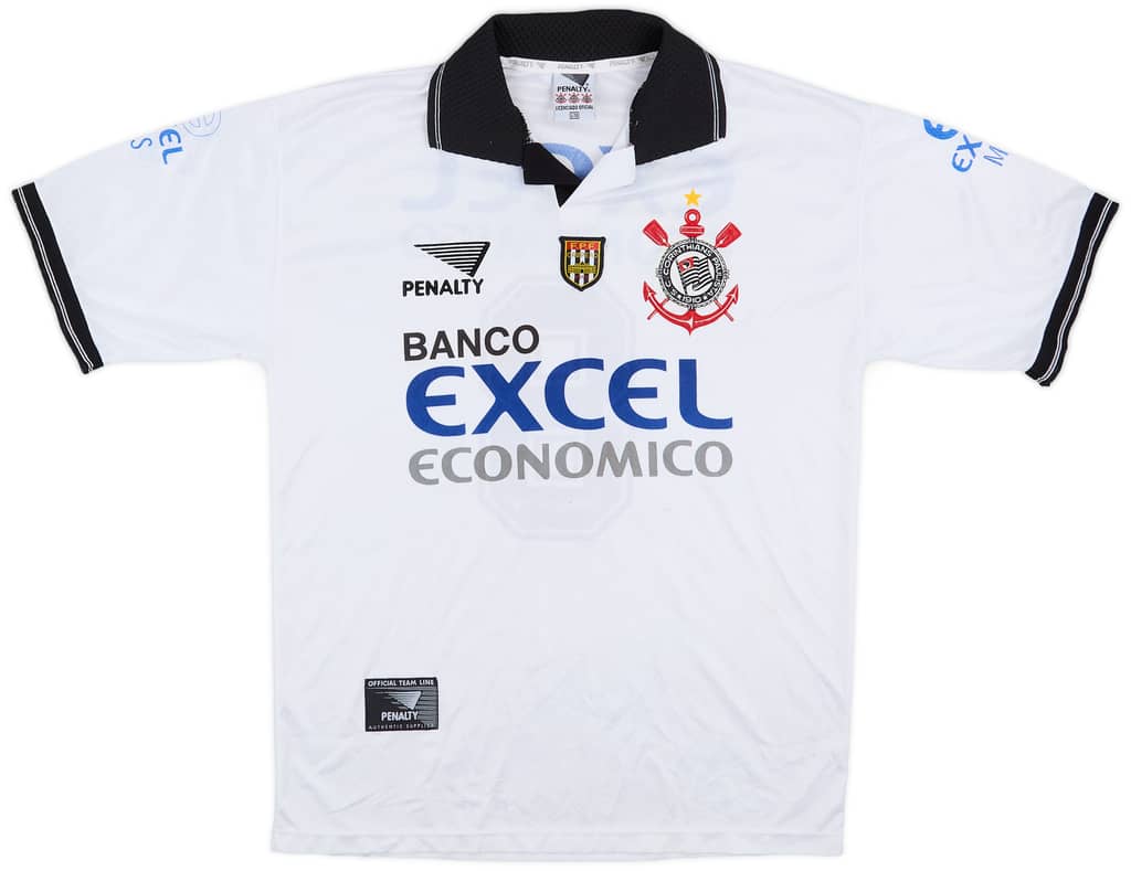 1997 Corinthians Home Shirt #8 - 7/10 - (L)
