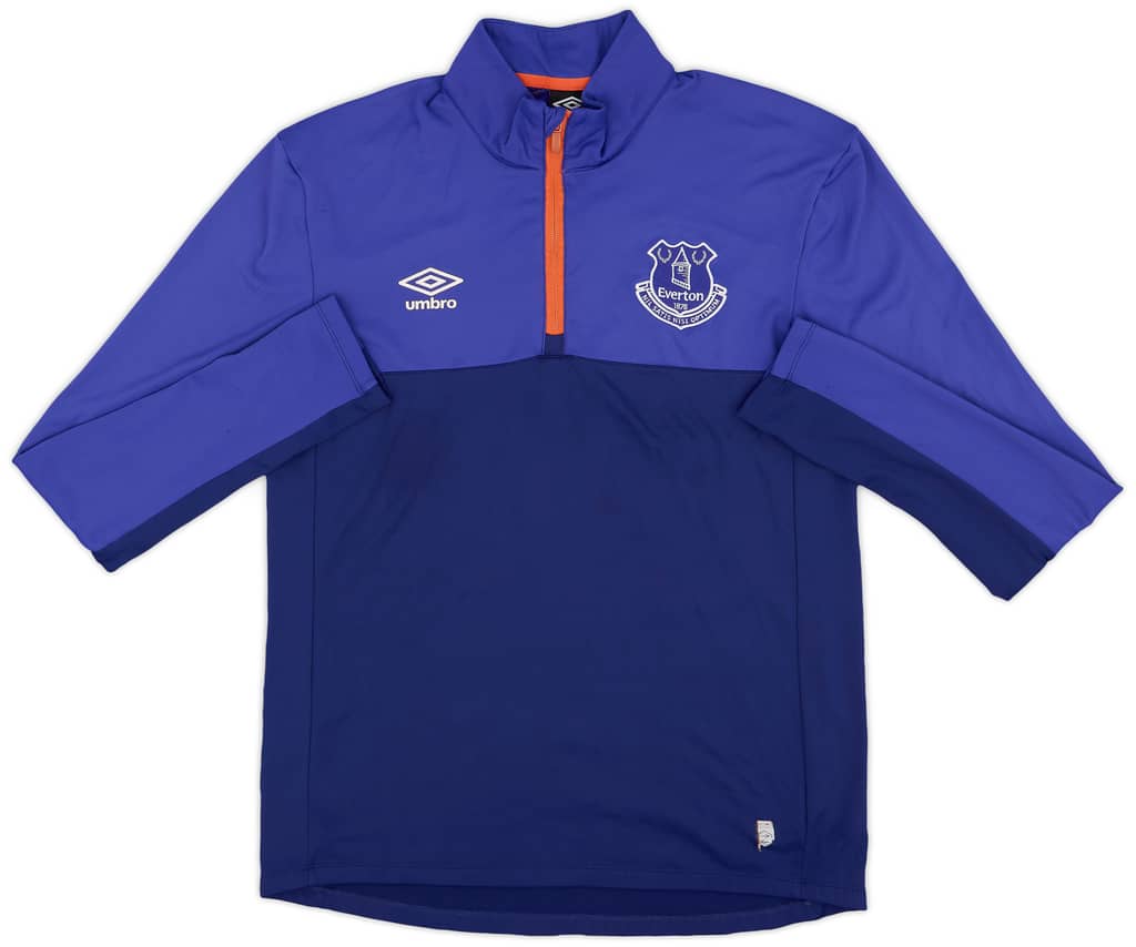 2016-17 Everton Umbro 1/4 Zip Drill Top - 7/10 - (L)