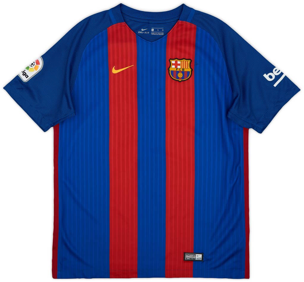 2016-17 Barcelona Home Shirt - 7/10 - (XL.Boys)