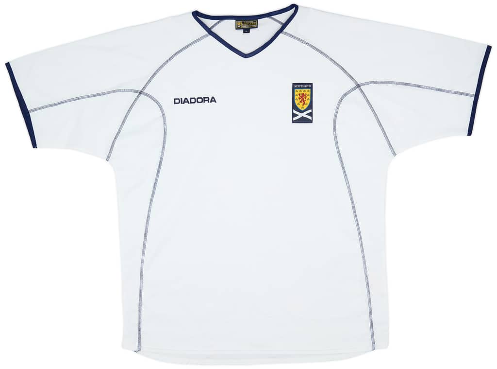 2003-05 Scotland Diadora Training Shirt - 9/10 - (XL)