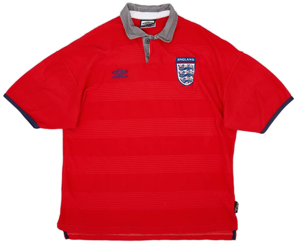 1999-01 England Away Shirt - 5/10 - (XL)