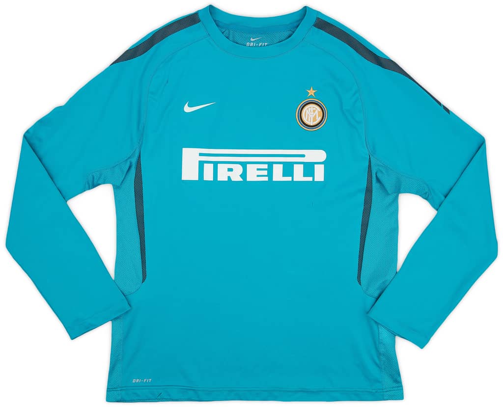 2010-11 Inter Milan Nike Training L/S Shirt - 8/10 - (XL.Boys)
