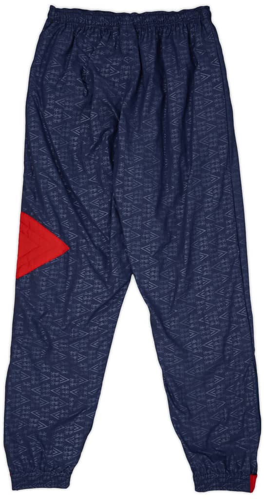 1990-92 England Umbro Track Pants/Bottoms - 9/10 - (XL)