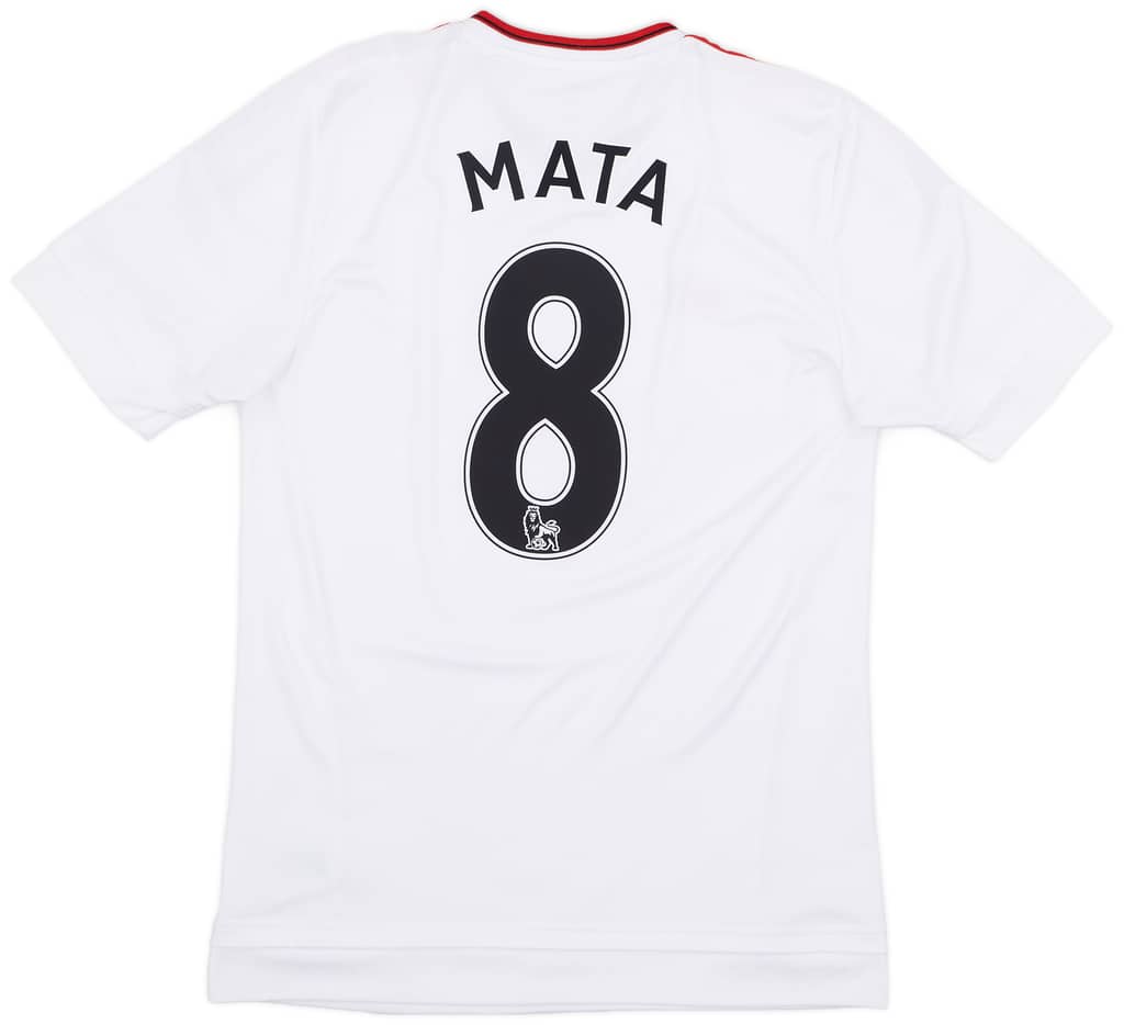 2015-16 Manchester United Away Shirt Mata #8 - 8/10 - (S)