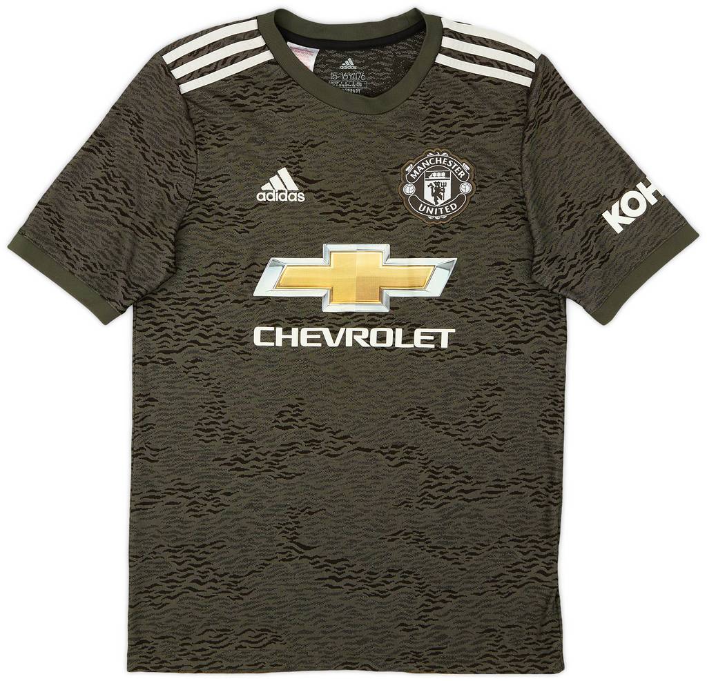 2020-21 Manchester United Away Shirt - 8/10 - (XL.Boys)