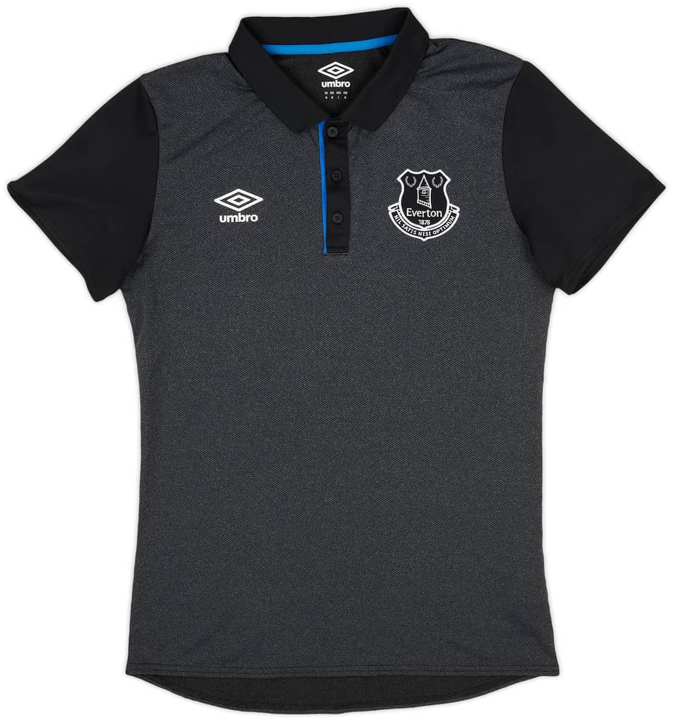 2018-19 Everton Umbro Polo Shirt - 9/10 - (M)
