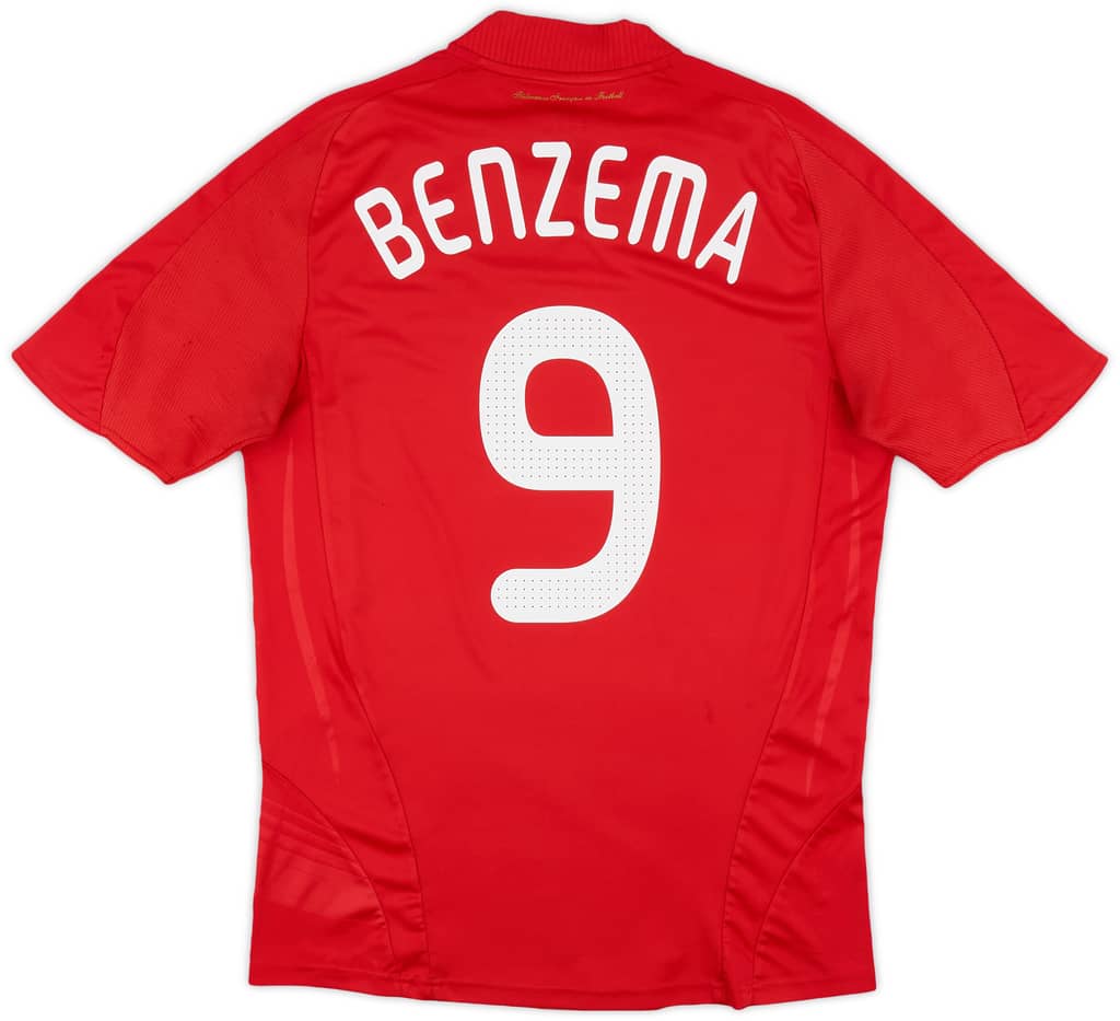 2007-08 France Away Shirt Benzema #9 - 5/10 - (M)