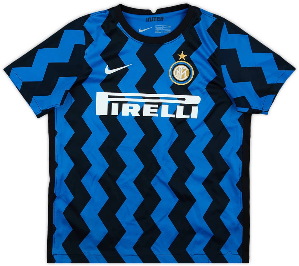 2020-21 Inter Milan Home Shirt - 8/10 - (6-7 Years)