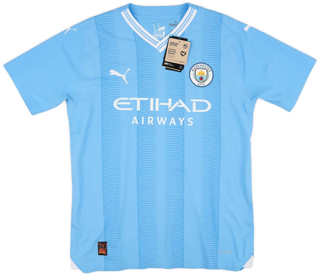 2023-24 Manchester City Authentic Home Shirt Haaland #9 (M)