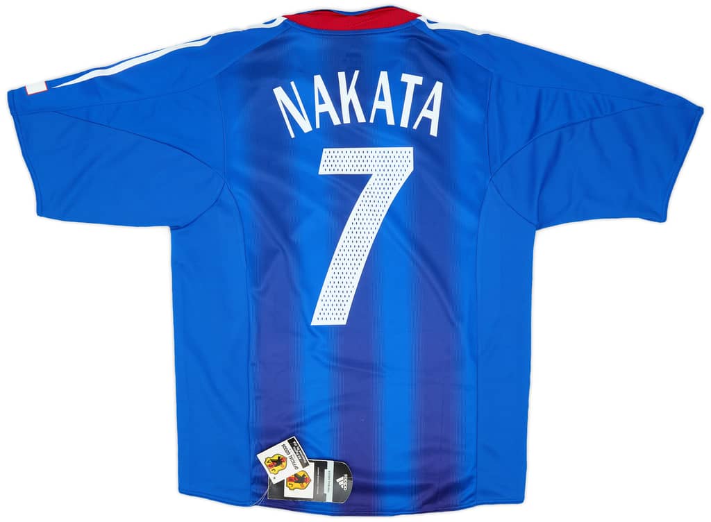 2004-06 Japan Home Shirt Nakata #7 (S)