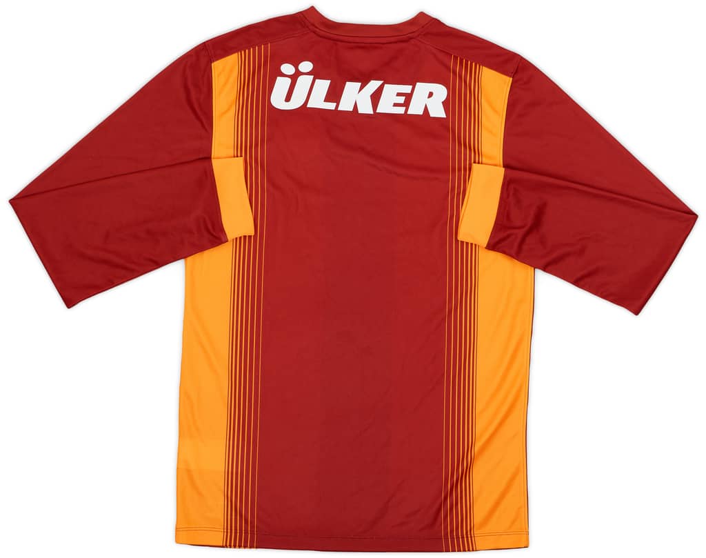 2014-15 Galatasaray Home L/S Shirt - 7/10 - (S)