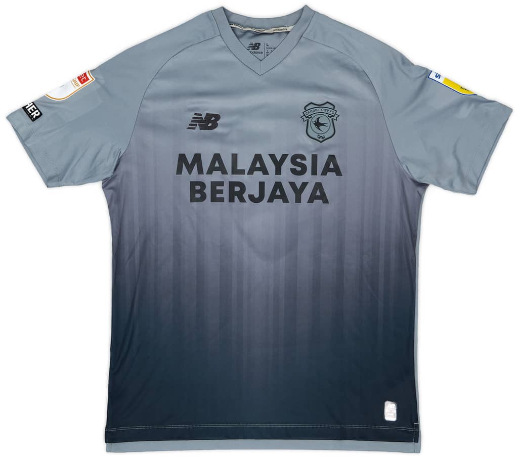 2022-23 Cardiff Match Issue Away Shirt Etete #9