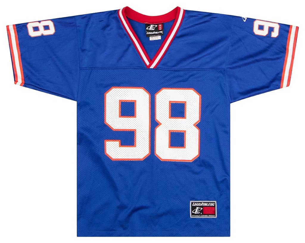 1993-99 New York Giants Armstead #98 Logo Athletic Jersey (Home) Y