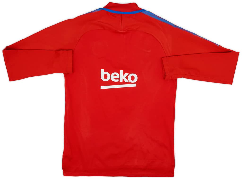 2017-18 Barcelona Nike 1/4 Zip Training Top - 6/10 - (S)