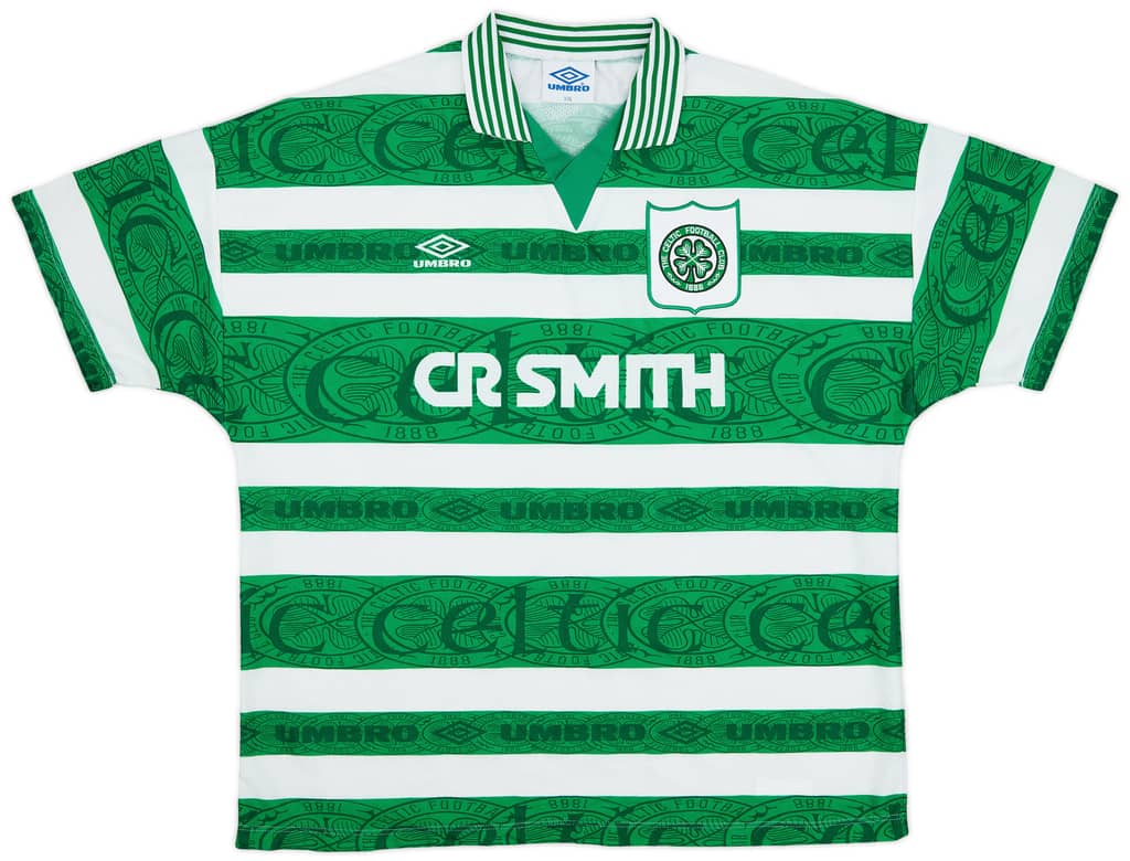 1995-97 Celtic Home Shirt - 8/10 - (XXL)