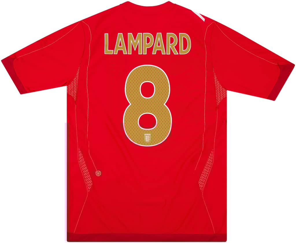 2006-08 England Away Shirt Lampard #8