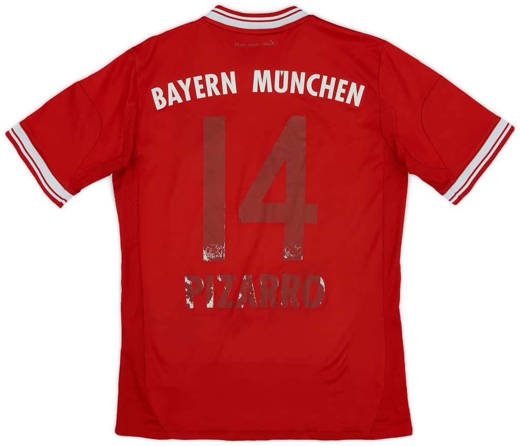 2013-14 Bayern Munich Home Shirt Pizarro #14 - 4/10 - (XL.Boys)