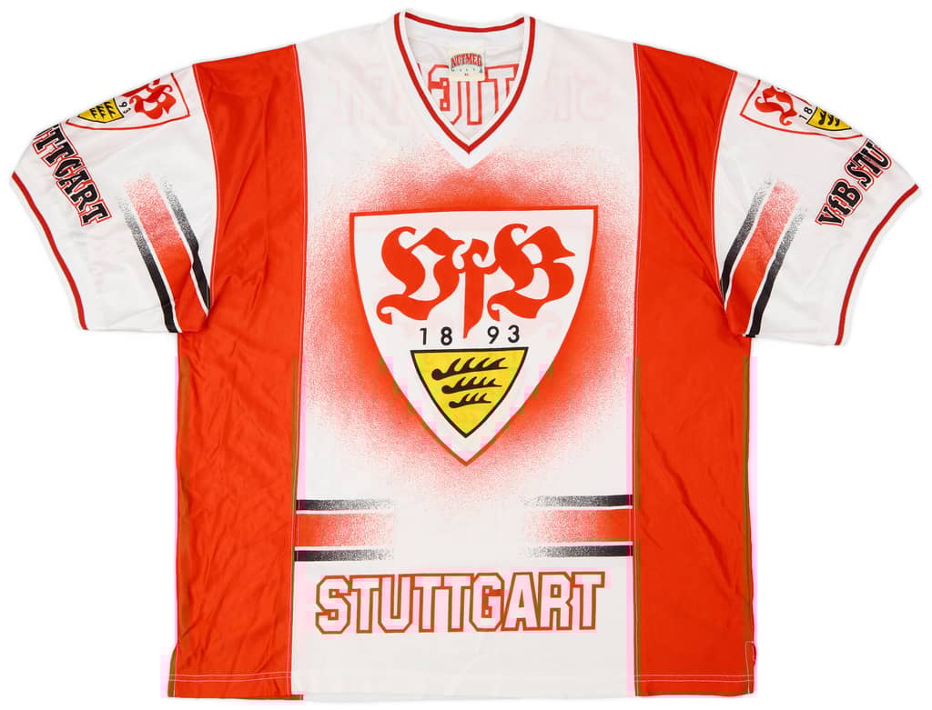 1990s Stuttgart Nutmeg Graphic Shirt - 9/10 - (XL)