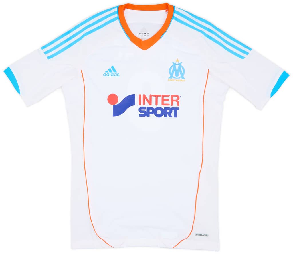 2012-13 Olympique Marseille TechFit Player Issue Home Shirt Gignac #9 - 9/10 - (L)