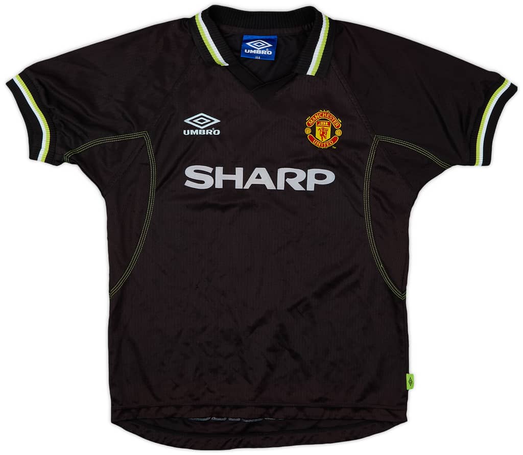 1998-99 Manchester United Third Shirt - 7/10 - (L.Boys)