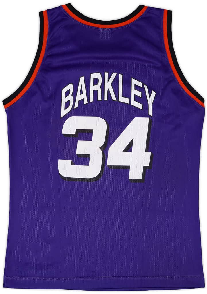 1992-96 Phoenix Suns Barkley #34 Champion Away Jersey - 9/10 - (L)