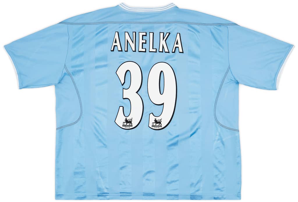 2003-04 Manchester City Home Shirt Anelka #39 - 7/10 - (XXL)