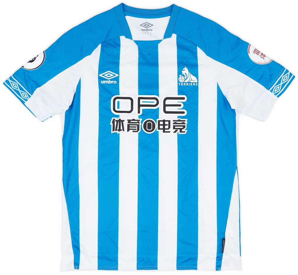 2018-19 Huddersfield Match Issue Home Shirt Kongolo #5