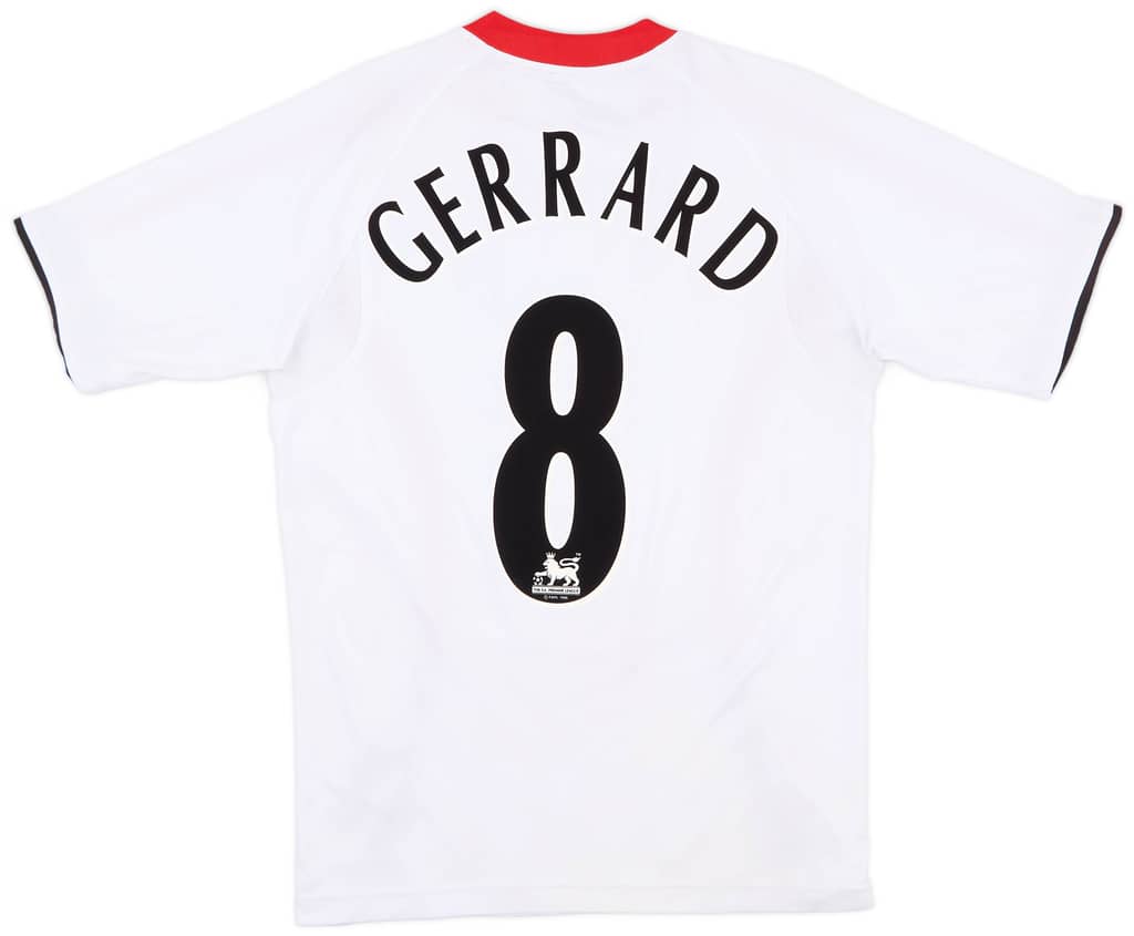 2005-06 Liverpool Away Shirt Gerrard #8 - 5/10 - (S)