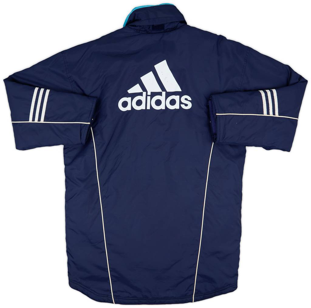 1999-00 Olympique Marseille adidas Bench Coat - 8/10 - (M)