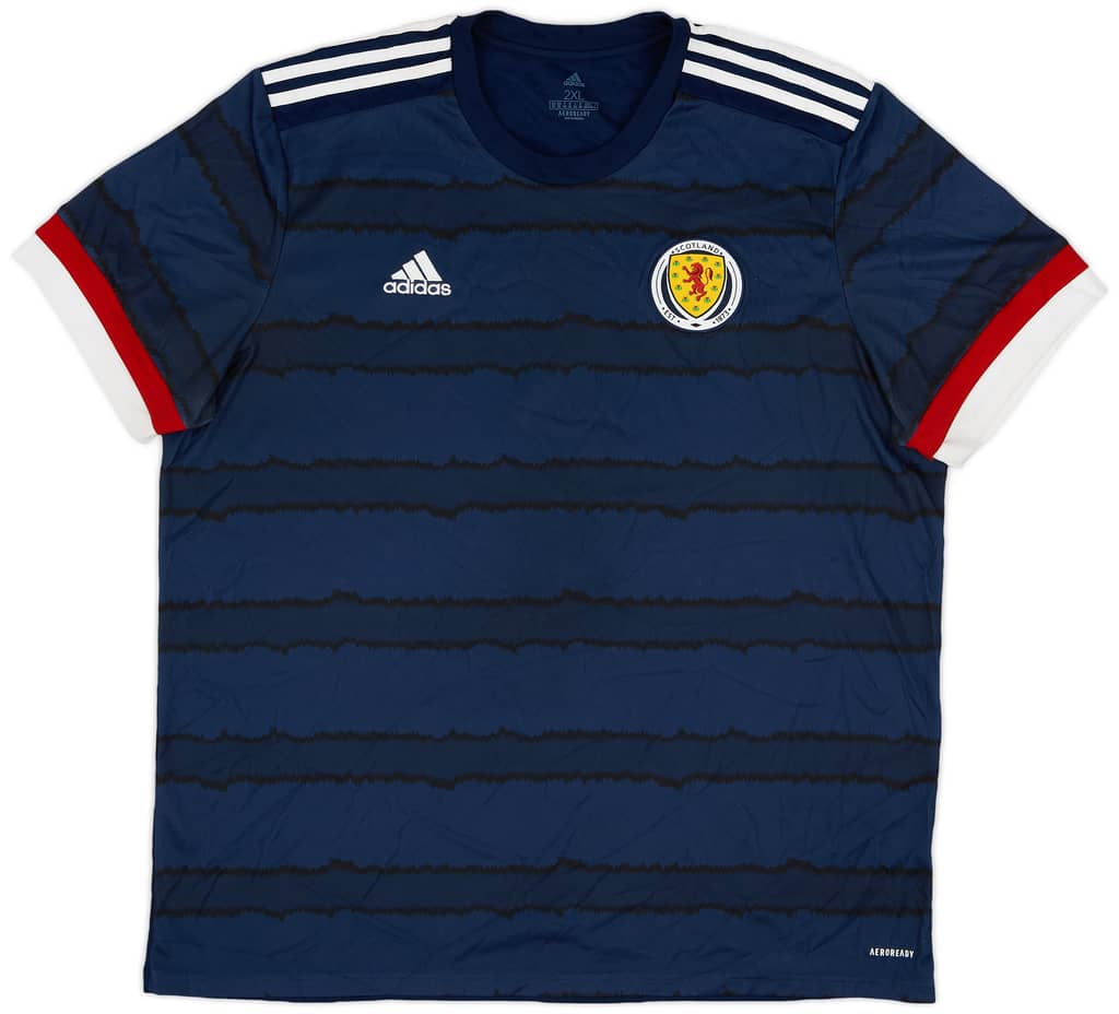 2020-22 Scotland Home Shirt - 8/10 - (XXL)