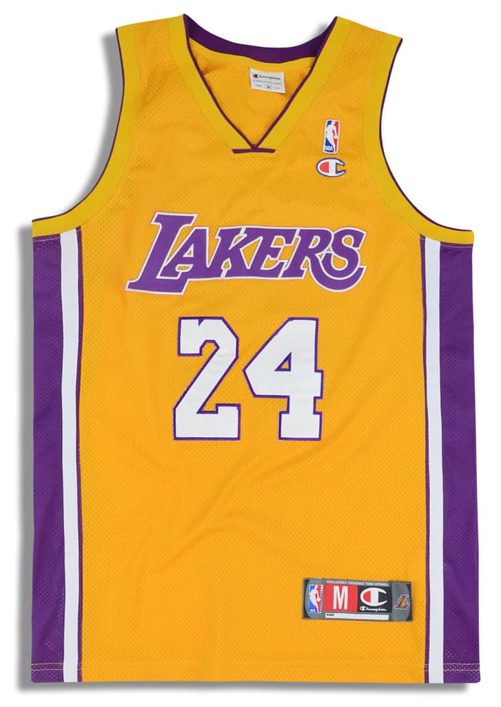 2006-10 Authentic LA Lakers Bryant #24 Champion Jersey (Home) M
