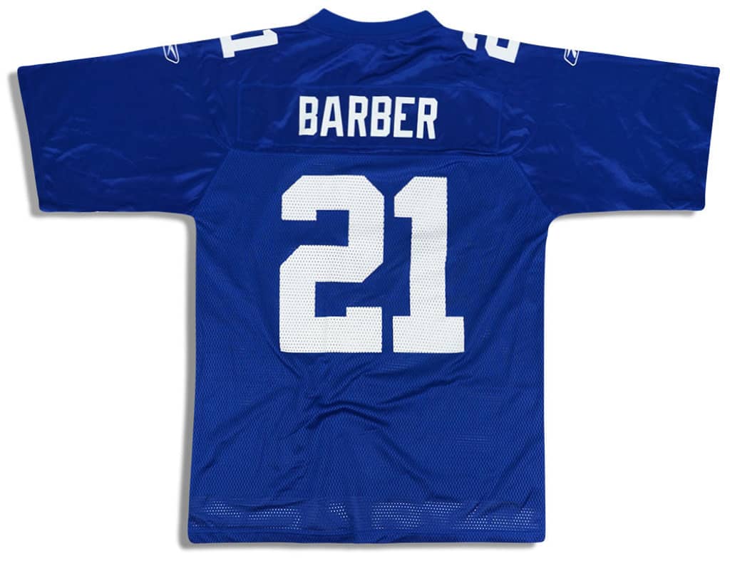 2005-06 New York Giants Barber #21 Reebok On Field Jersey (Home) XL