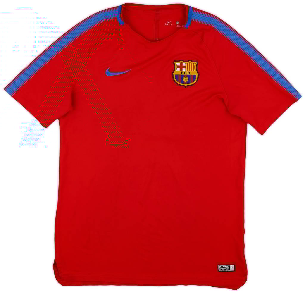 2017-18 Barcelona Nike Training Shirt - 6/10 - (L)