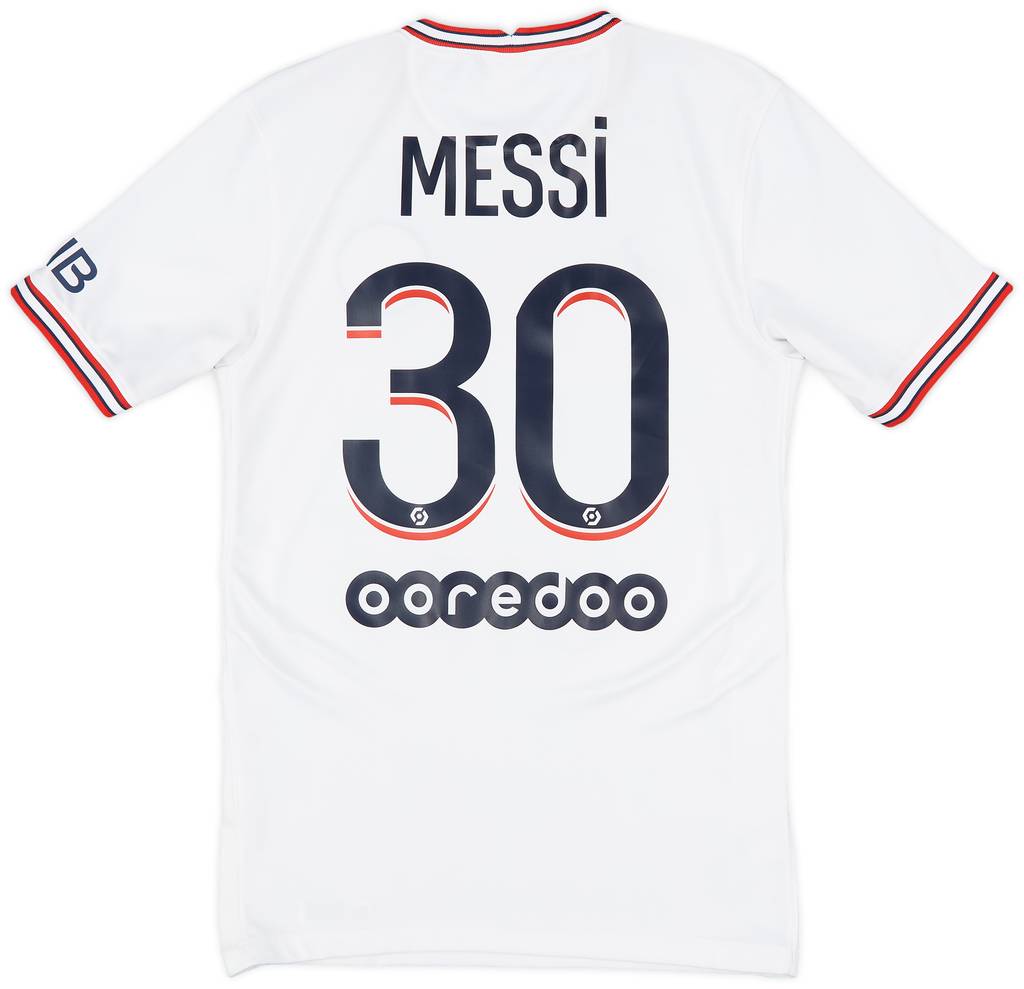 2021-22 Paris Saint-Germain Fourth Shirt Messi #30 - 8/10 - (XS)
