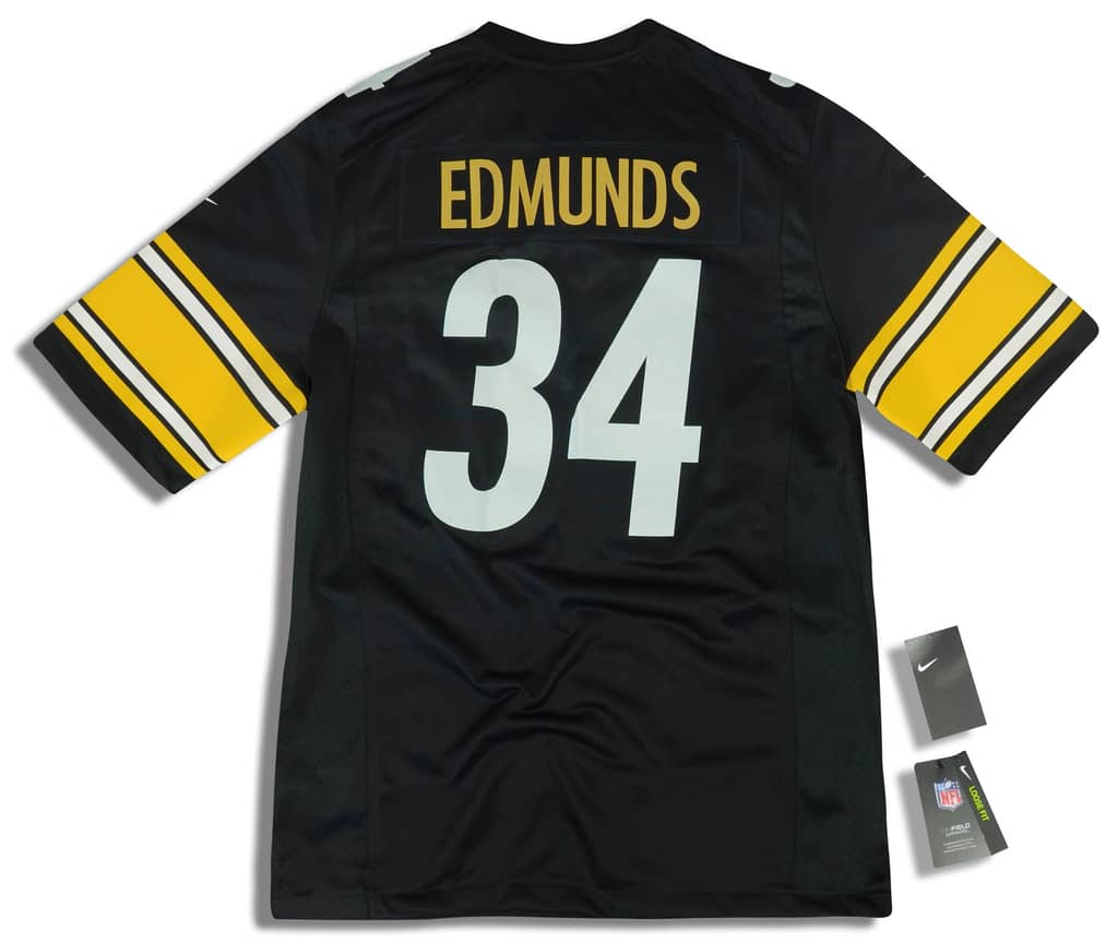2018 Pittsburgh Steelers Edmunds #34 Nike Game Jersey (Home) L - W/Tags