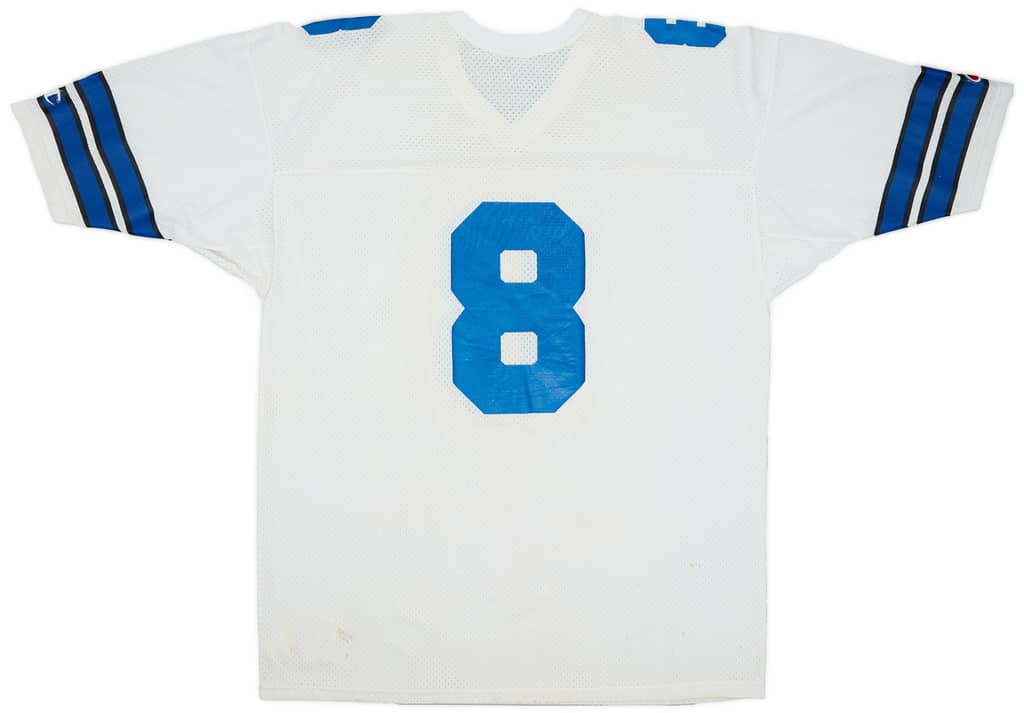 1990-95 Dallas Cowboys Aikman #8 Champion Away Jersey - 6/10 - (XXL)