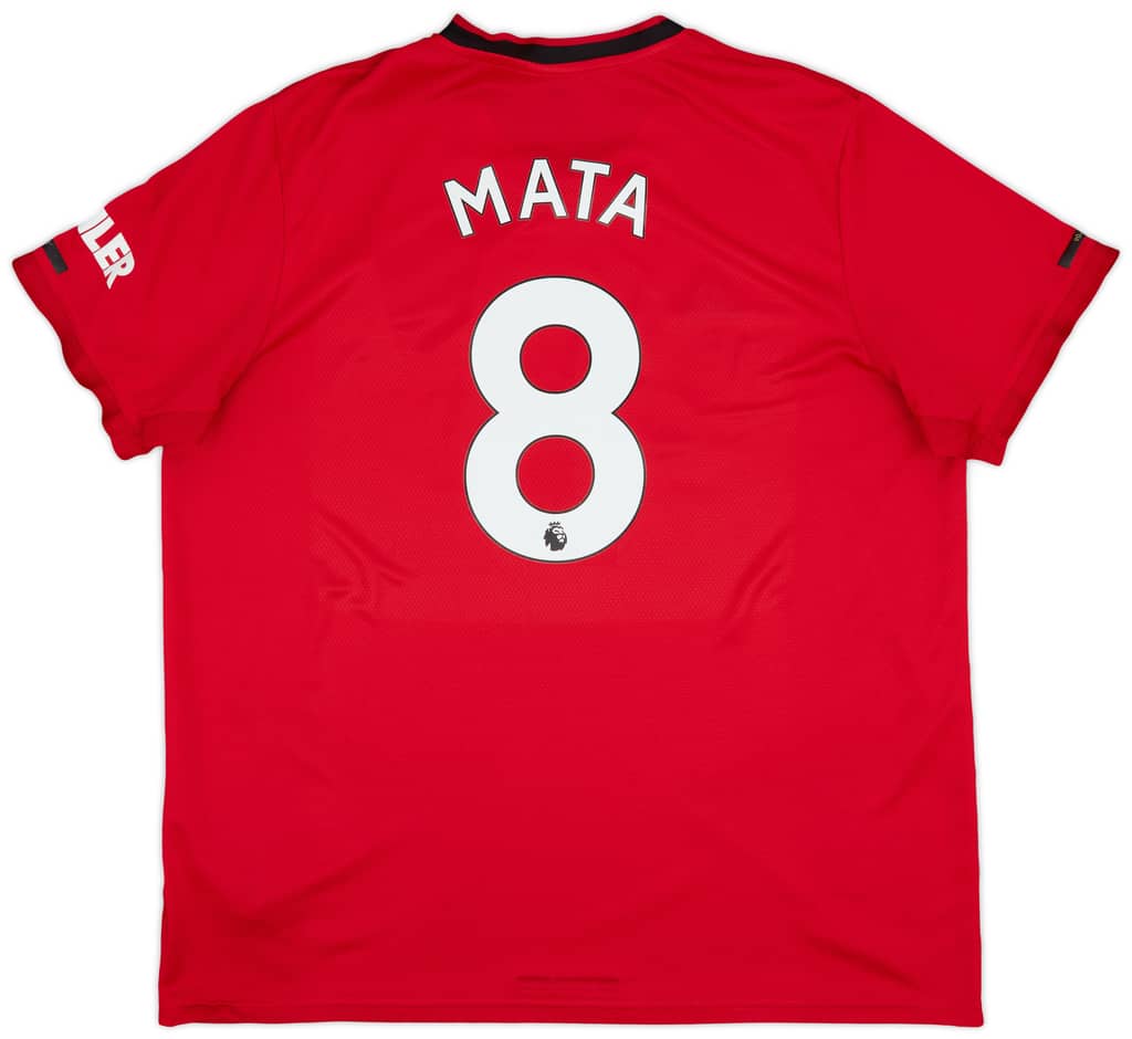 2019-20 Manchester United Home Shirt Mata #8 - 7/10 - (XXL)