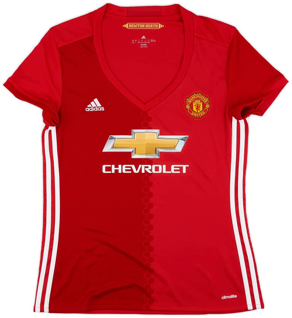 2016-17 Manchester United Home Shirt - 8/10 - (Women's L)