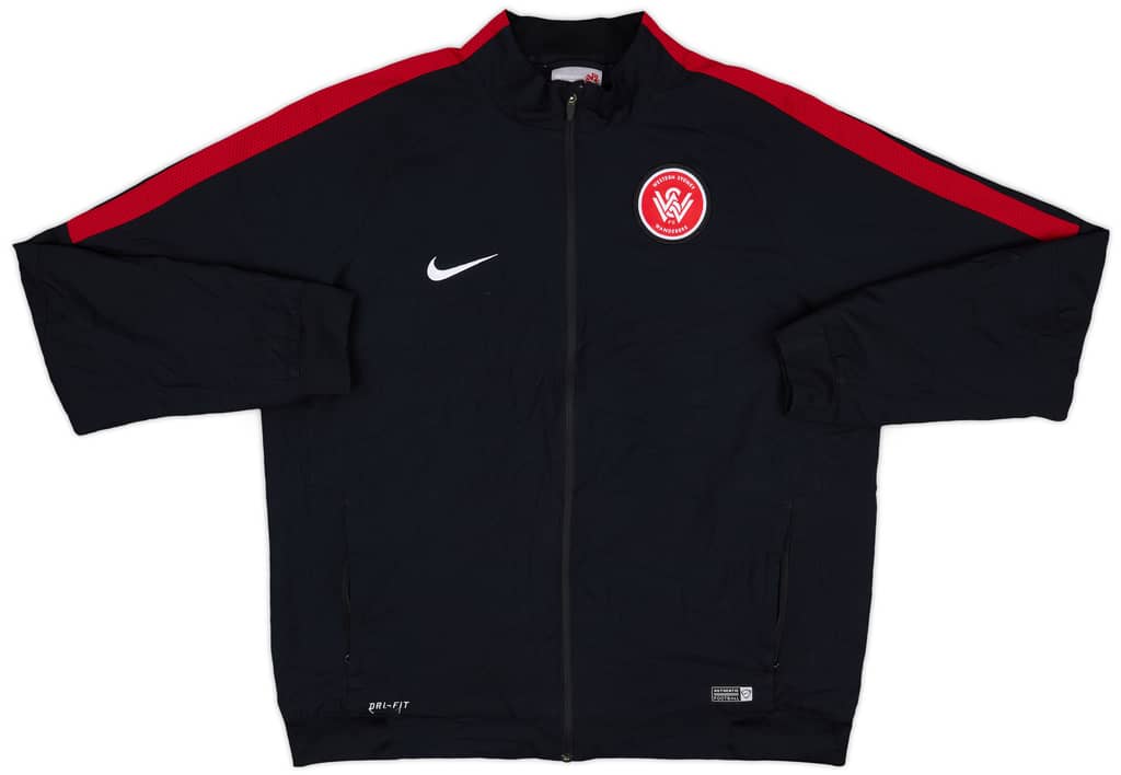 2014-15 Western Sydney Wanderers Nike Track Jacket - 9/10 - (XL)
