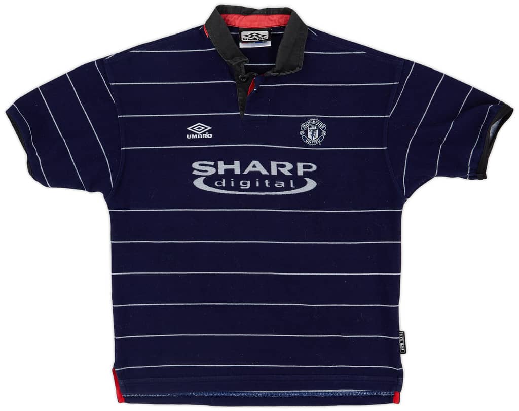 1999-00 Manchester United Away Shirt - 7/10 - (L.Boys)